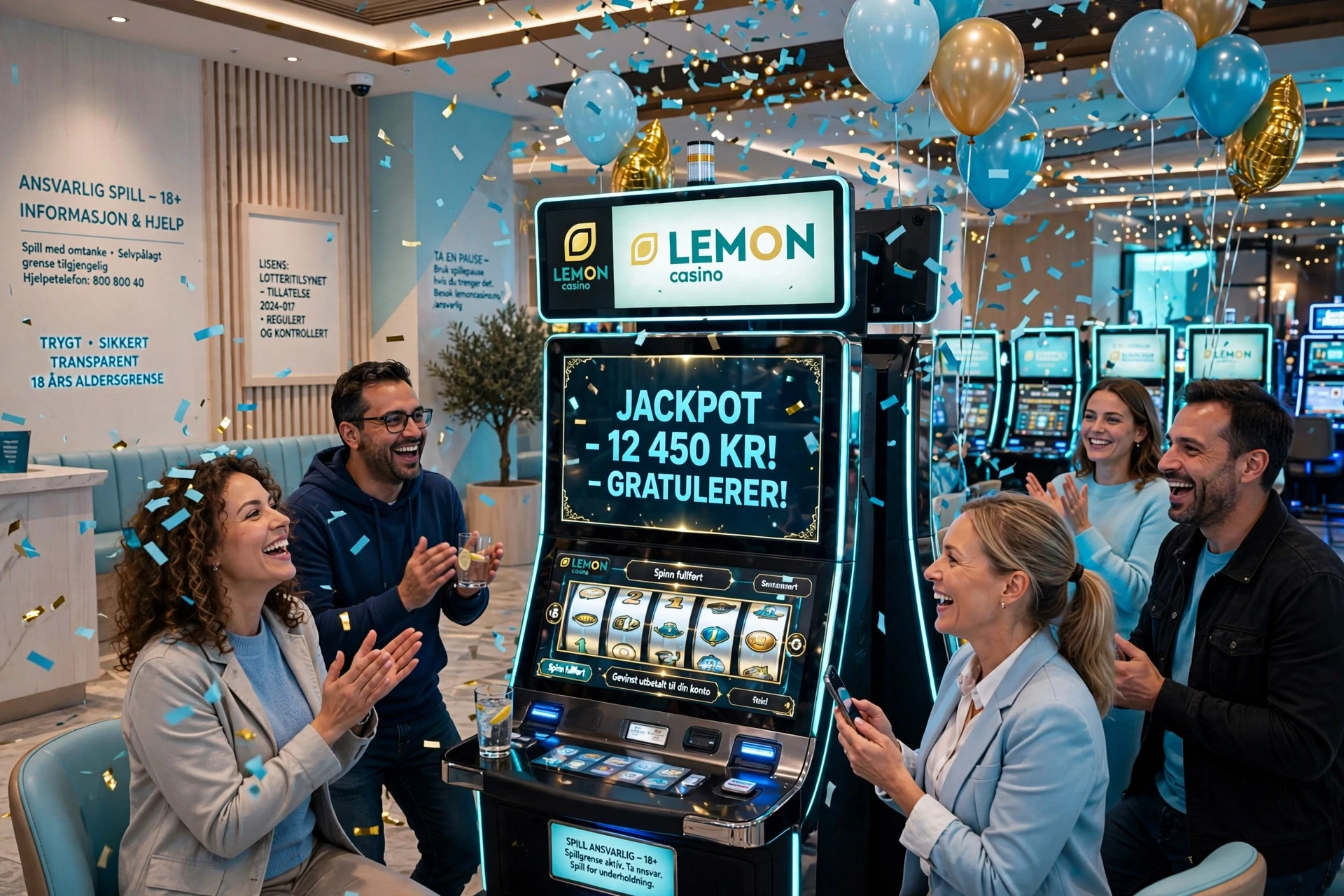 Faste jackpotter LEMON CASINO