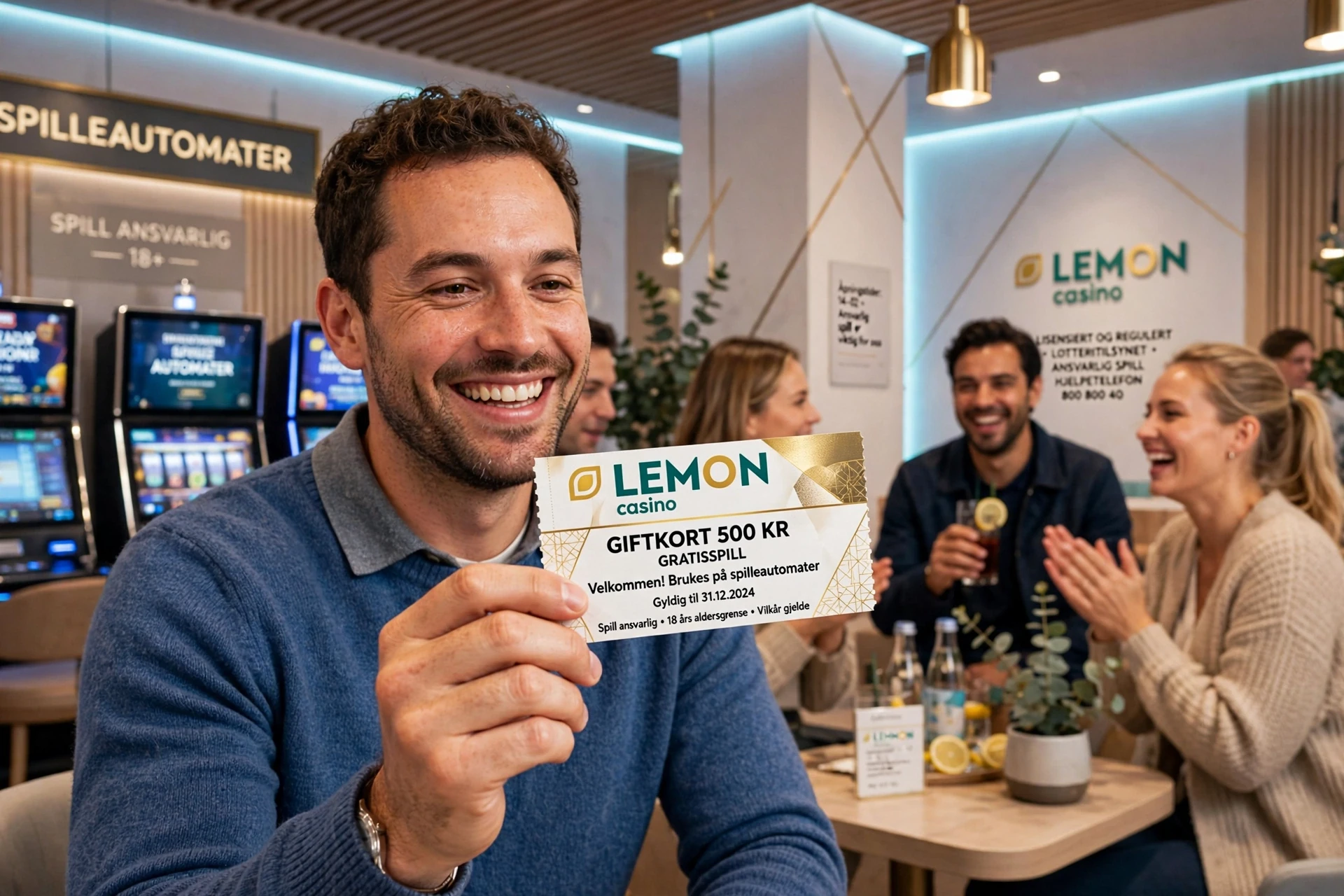 a person with a casino bonus Lemon Casino Casino