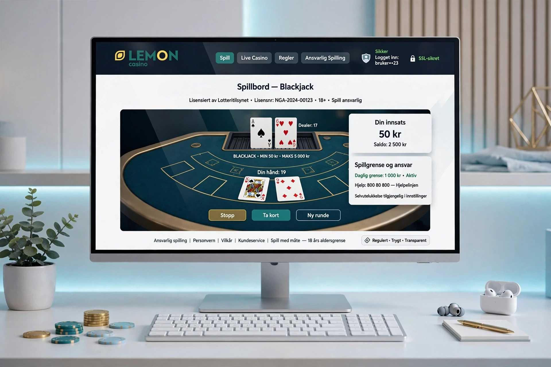 Baccarat-spill online LEMON CASINO