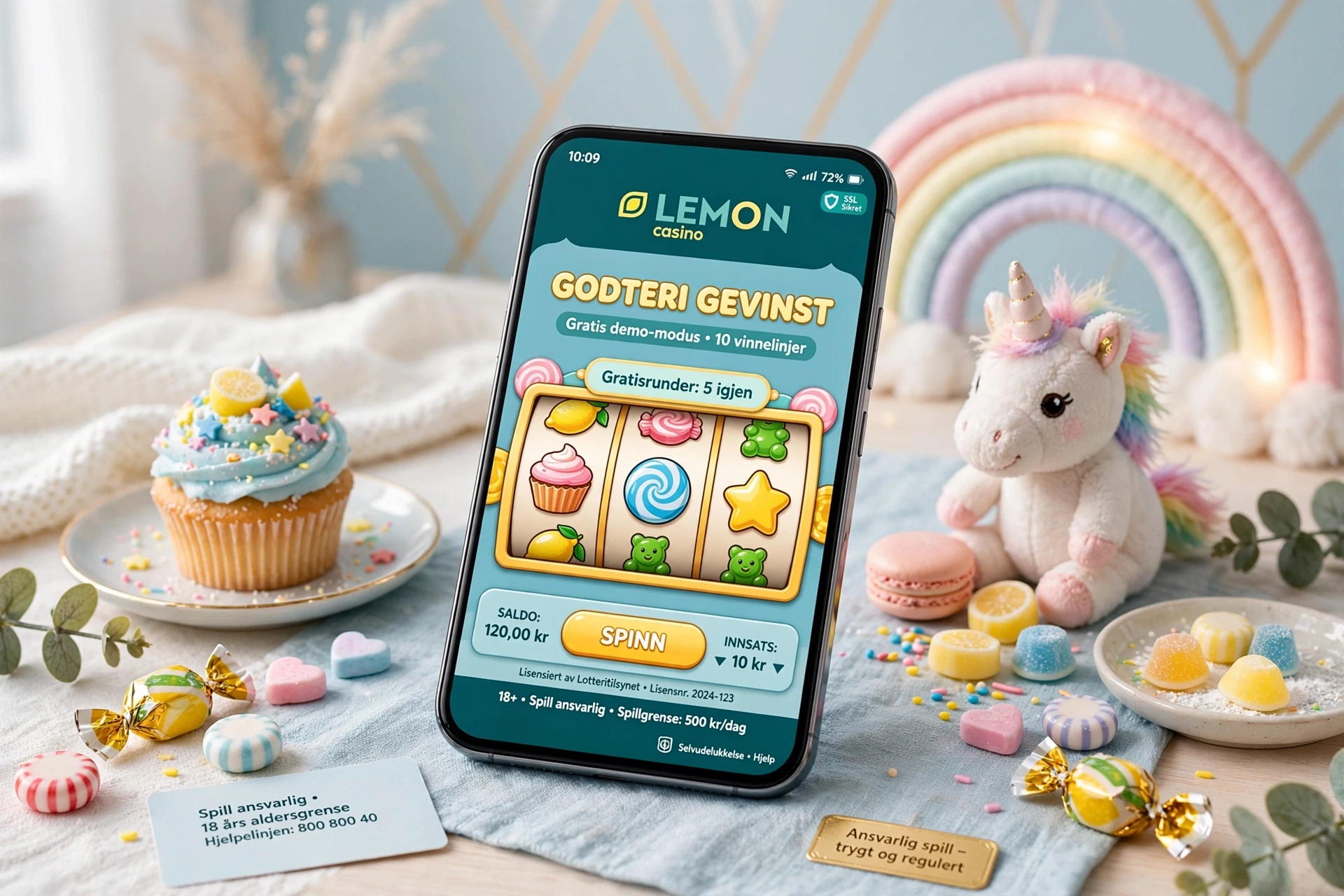 spilleautomater på iPhone LEMON CASINO