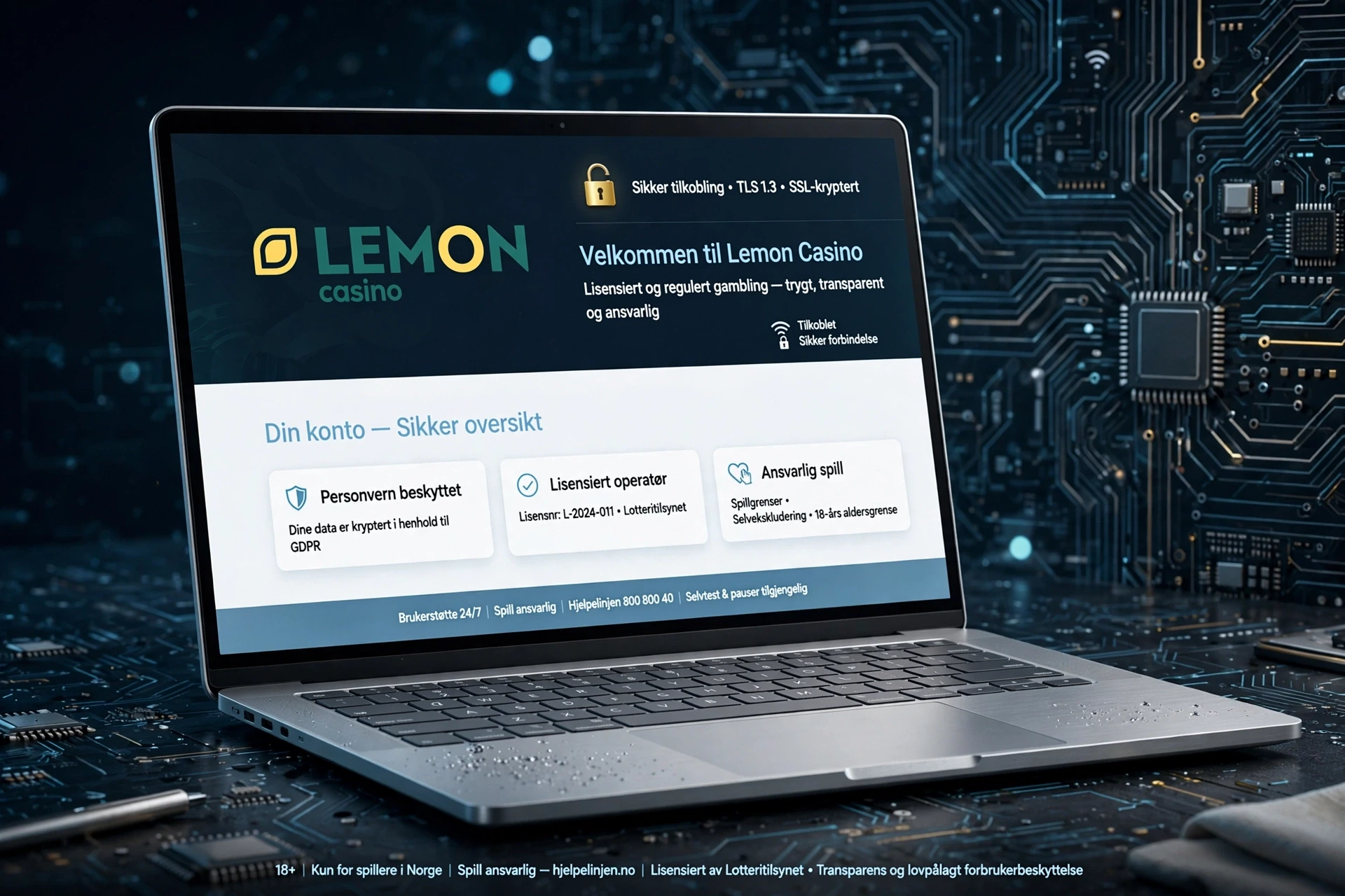 SSL-sertifikat LEMON CASINO