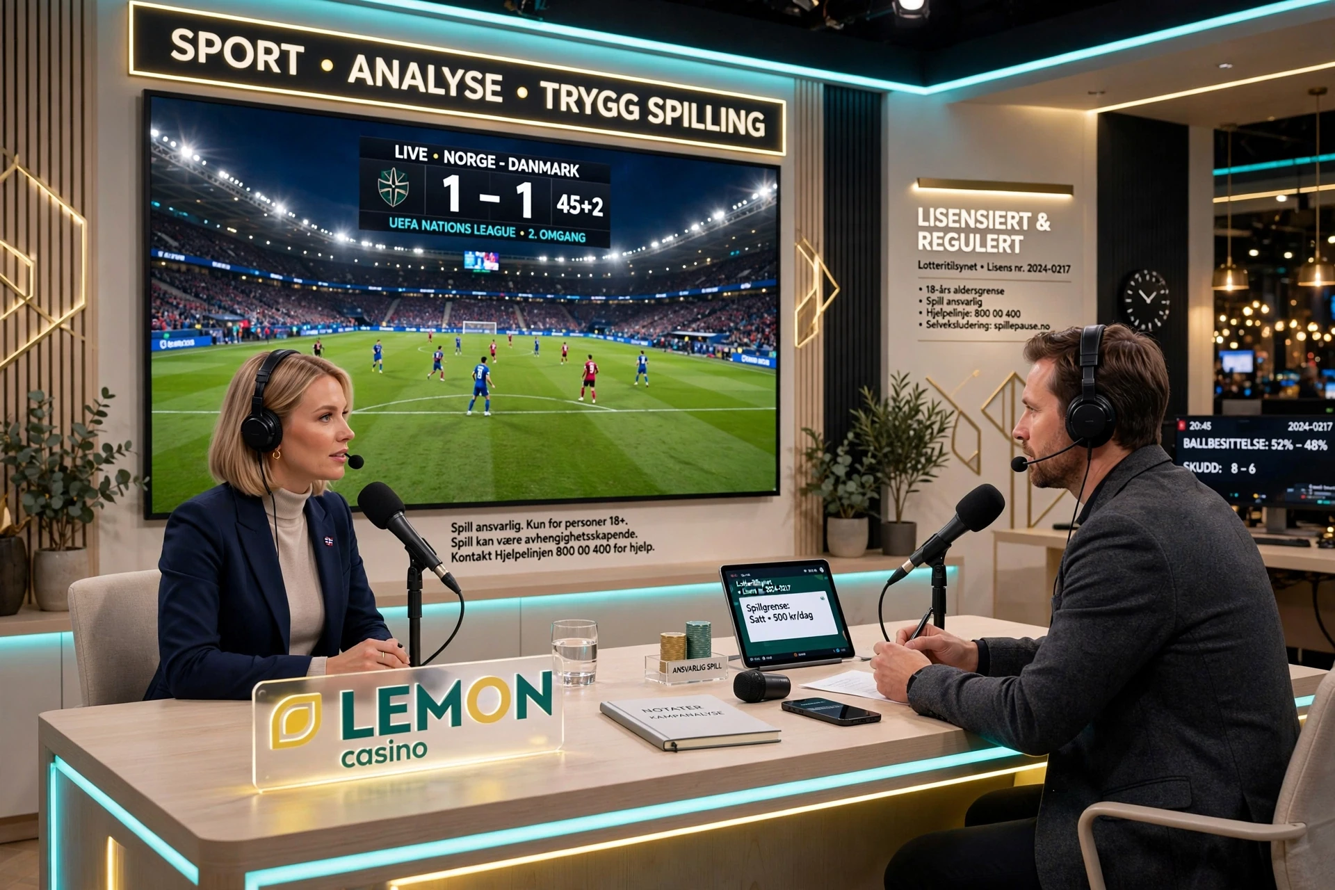 Innsatser på fotball hos LEMON CASINO